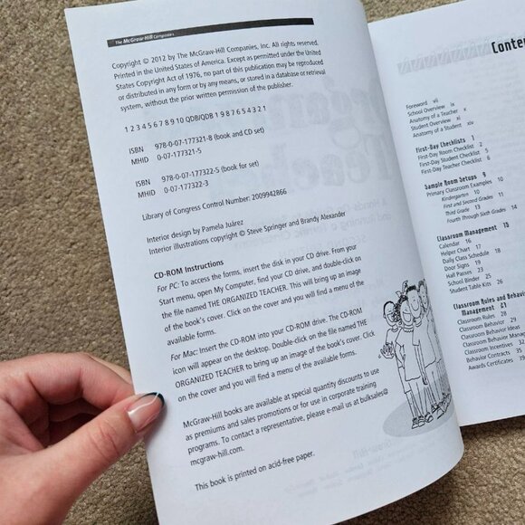 The Organized Teacher, 2nd Edition by Steve Springer - Paperback - With CD - Picture 3 of 9